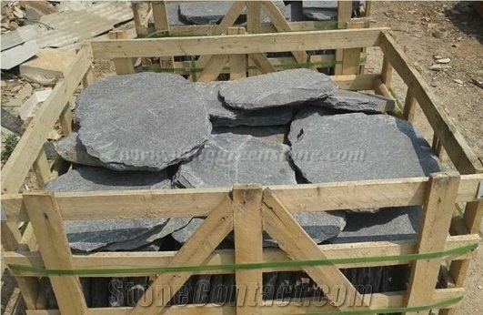 Rust/ Yellow Slate Stepping Stone, Irregular Stepping Stone, Random Shape Flagstone, Exterior Paving Stone, Outside Step Stone, Random Shape Paving Stone, Xiamen Winggreen Stone