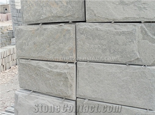 Sapphire Blue Granite Mushroom Stone, Mushroomed Cladding, Mushroom Wall, Mushroomed Stone, Mushroom Wall Cladding, Xiamen Winggreen Stone