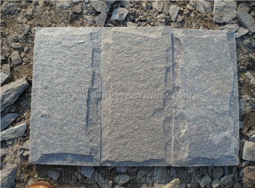 Sapphire Blue Granite Mushroom Stone, Mushroomed Cladding, Mushroom Wall, Mushroomed Stone, Mushroom Wall Cladding, Xiamen Winggreen Stone