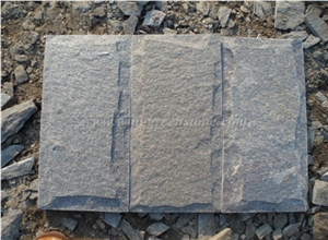 Sapphire Blue Granite Mushroom Stone, Mushroomed Cladding, Mushroom Wall, Mushroomed Stone, Mushroom Wall Cladding, Xiamen Winggreen Stone
