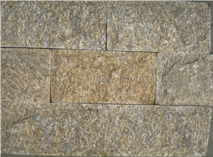 Tiger Skin Yellow Granite Mushroom Stone, Mushroomed Cladding, Mushroom Wall, Mushroomed Stone, Mushroom Wall Cladding, Xiamen Winggreen Stone