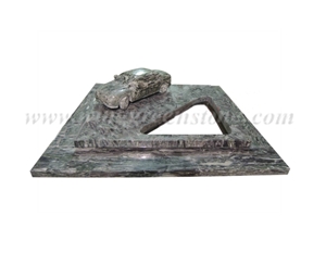 Unique Design Granite Gravestone/Tombstone/Monument, Winggreen Stone