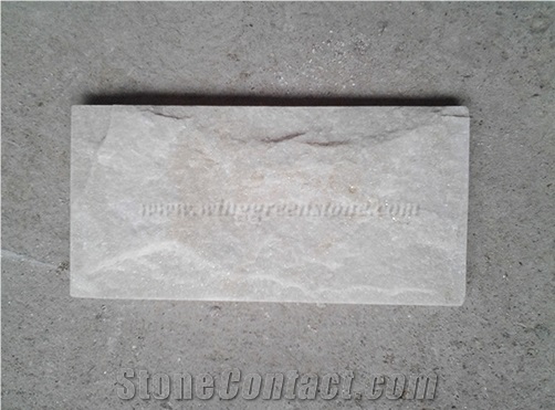 White Quartz Mushroom Stone, Mushroomed Cladding, Mushroom Wall, Mushroomed Stone, Mushroom Wall Cladding, Xiamen Winggreen Stone