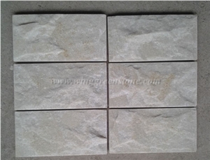 White Quartz Mushroom Stone, Mushroomed Cladding, Mushroom Wall, Mushroomed Stone, Mushroom Wall Cladding, Xiamen Winggreen Stone