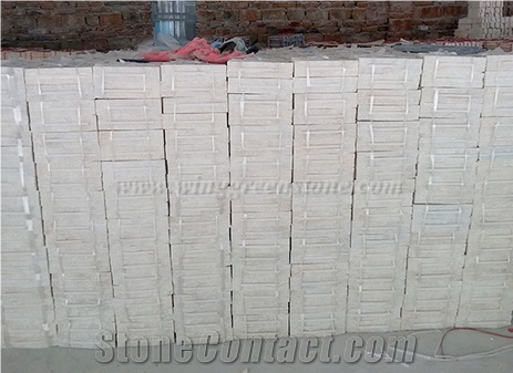 White Quartz Mushroom Stone, Mushroomed Cladding, Mushroom Wall, Mushroomed Stone, Mushroom Wall Cladding, Xiamen Winggreen Stone