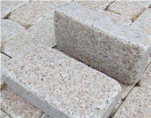 Yellow Granite Cubestone,Rusty Granite Cubestone, G682 Granite Cubestone for Outside, Popular G682 Granite Paving Stones, Sunset Gold Granite Cubestones, Xiamen Winggren Stone