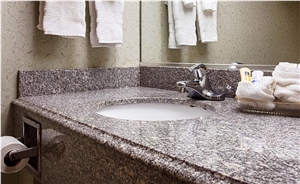 Granite Grey Sardo Bathroom Vanitytop for Best Western Hotel China Bianco Sardo