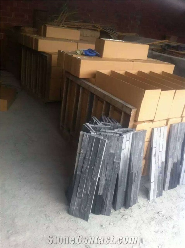 Black Cultured Stone/Ledge Stone /Wall Cladding Stone