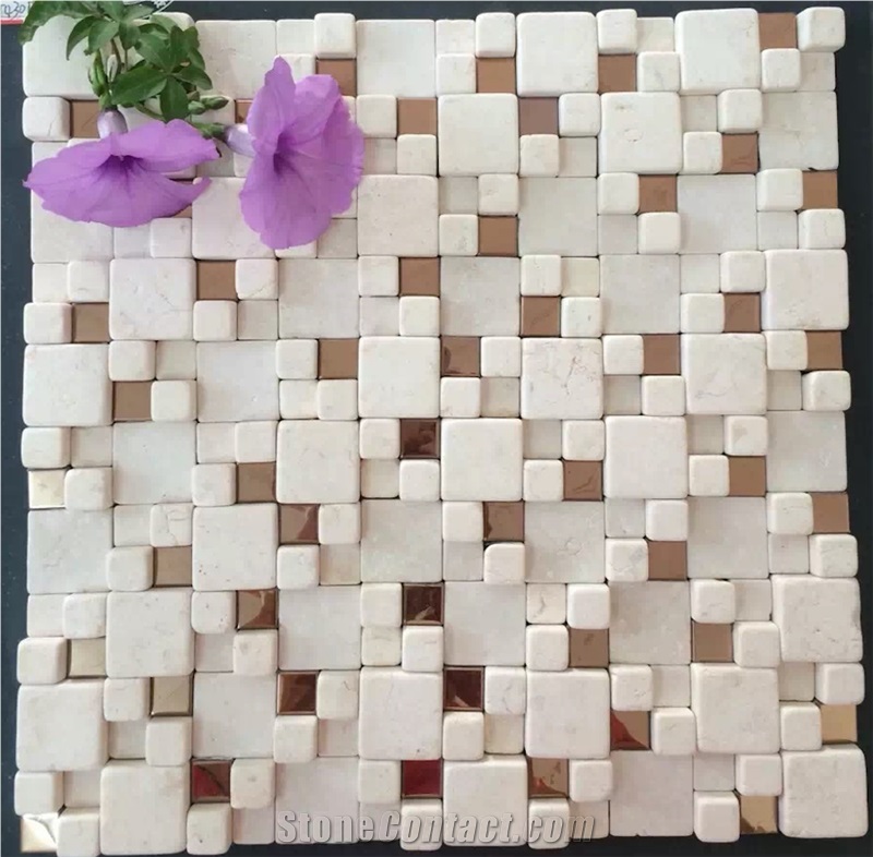 Crema Marfil Marble Mosaic / Marble Mosaic / Mosaic Tiles Otm11