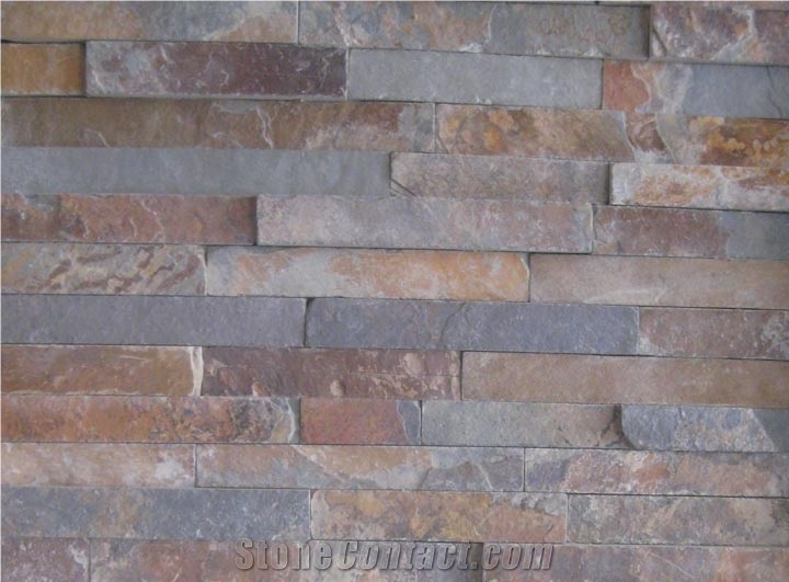 Multicolor Slate Cultured Stone/Wall Cladding /Stone Veneer /Ledge Stone