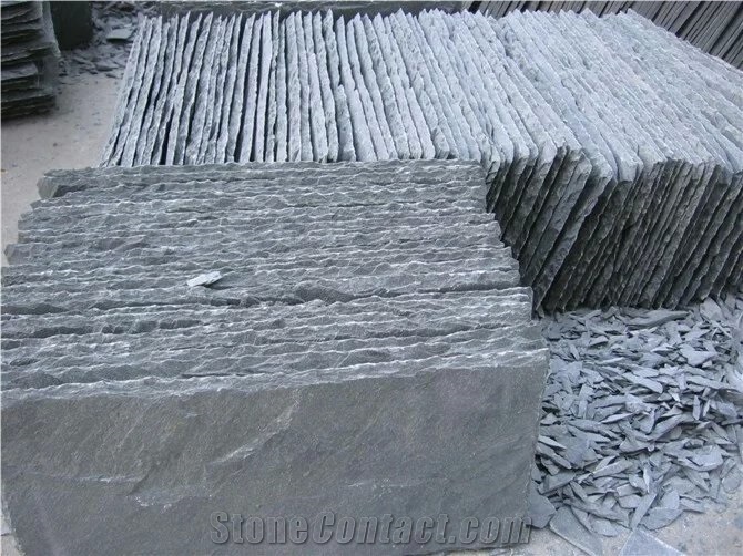 Slate Floor Tiles, China Black Slate Wall,Floor Tiles, Slate Wall Covering, Slate Floor Covering