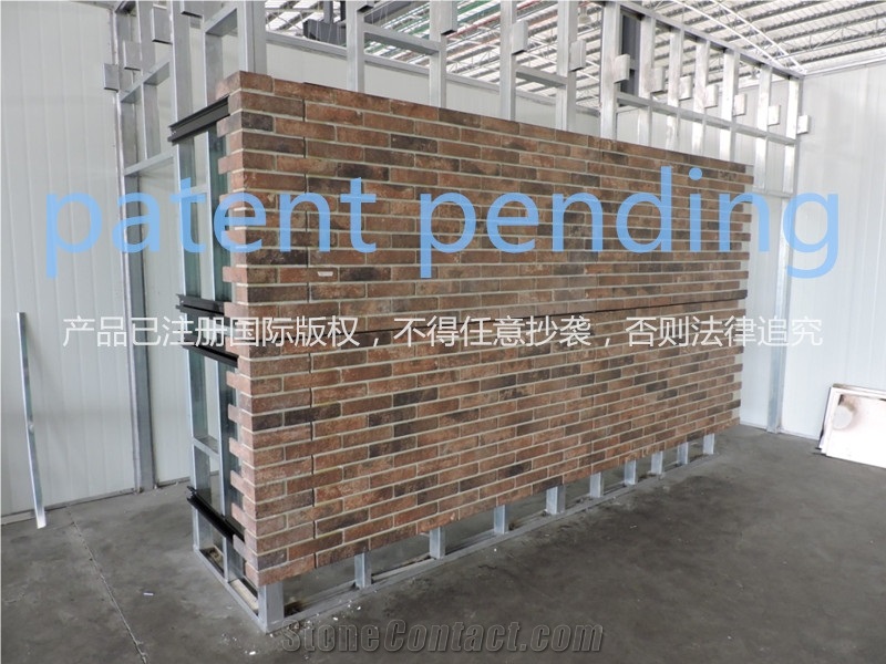 Lightweight Brick Honeycomb Panels for Wall Cladding