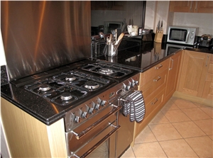 Black Galaxy Granite Kitchen Countertop