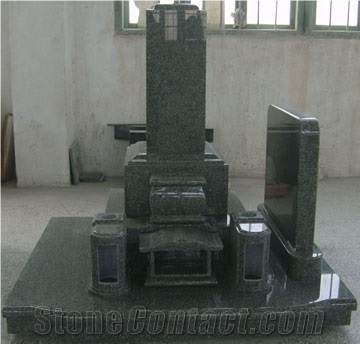 Japanese Granite Style Tombstones 2