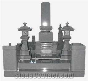Japanese Granite Style Tombstones 2