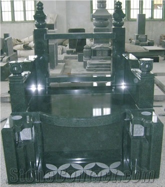 Japanese Granite Style Tombstones 2
