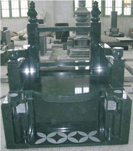 Japanese Granite Style Tombstones 2