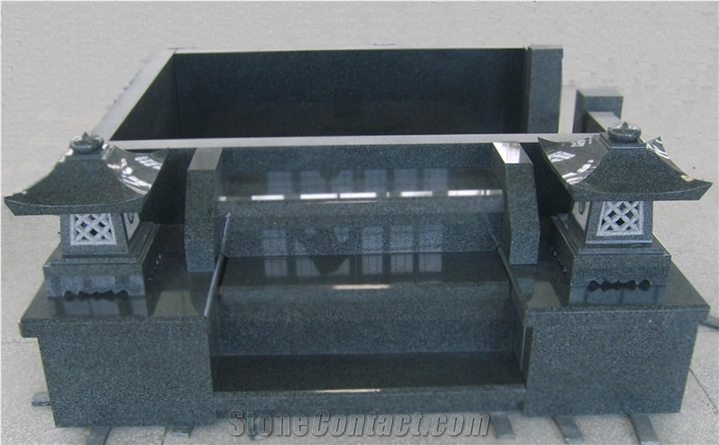 Japanese Style Granite Tombstones