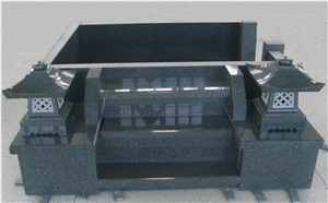 Japanese Style Granite Tombstones