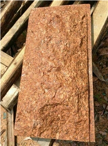 2016 New Guangze Red Granite Mushroomed Stone, Mushroom Wall Cladding