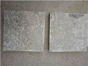 Chinese Natural Black Flamed Quartzite Slabs & Tiles