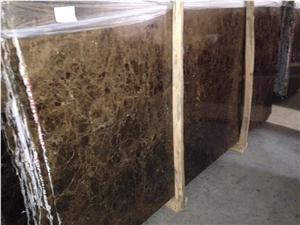 Dark Emperador Marble Slab, China Brown Marble