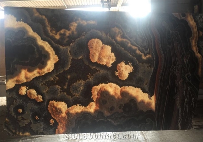 Black Onyx Slabs & Tiles, Floor Tiles, Wall Tiles