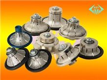 Brazed Diamond Hand Profiling Wheel, Grinding Wheel, Stone Grinding Wheels