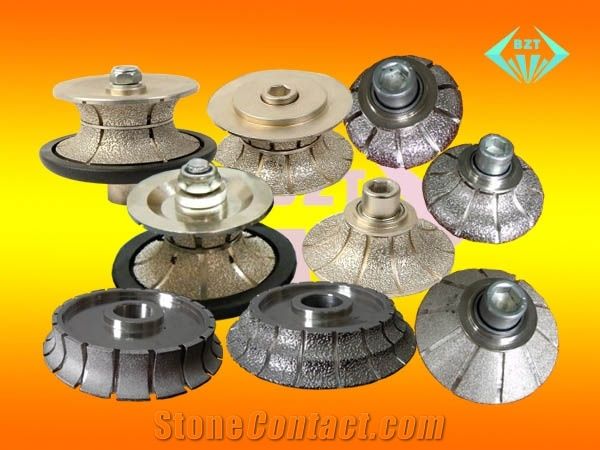 Brazed Diamond Hand Profiling Wheel, Grinding Wheel, Stone Grinding Wheels
