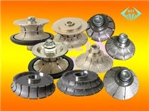 Brazed Diamond Hand Profiling Wheel, Grinding Wheel, Stone Grinding Wheels