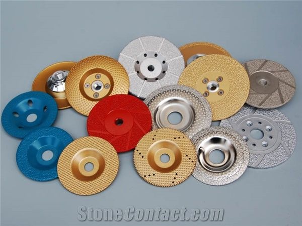 Brazed Diamond Marble, Granite Polishing Pad, Cup Wheel