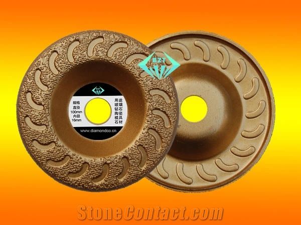 Brazed Diamond Marble, Granite Polishing Pad, Cup Wheel