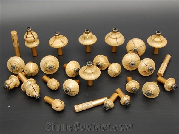 Brazed Diamond Sculpture Knives, Quartz Knives