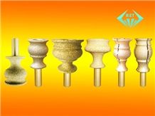 Brazed Diamond Sculpture Knives, Quartz Knives