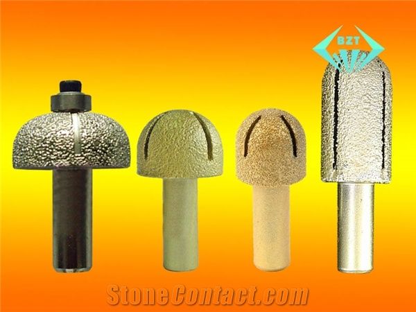 Brazed Diamond Sculpture Knives, Quartz Knives