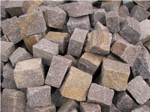 Porfido Trentino Cube Stone Paving Set