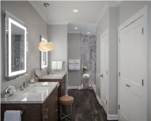 Bianco Venato Marble Bath Tops