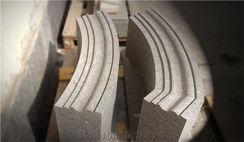 Peperino Grigio Carved Building Ornaments