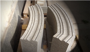 Peperino Grigio Carved Building Ornaments