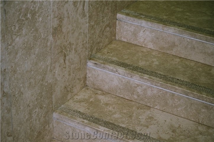 Jerusalem Grey Limestone Stairs