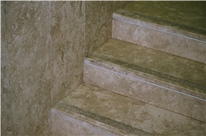 Jerusalem Grey Limestone Stairs