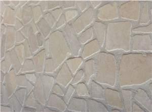 Bianco Di Apricena Irregular Flagstone Walkway and Driveway Pavers