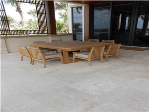 Pacific Pearl Coral Stone Honed Tiles, Dominican Republic Beige Coral Stone