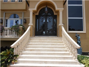 Pacific Pearl Coral Stone Honed Tiles, Dominican Republic Beige Coral Stone