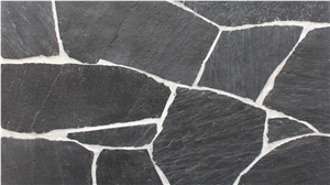 Crazy Paving Stone Santorini, Grey Slate Flagstone, Irregular Flagstones