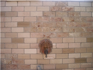 Apricena Di Rosato Tumbled Wall Tiles