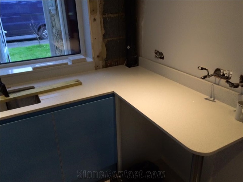Twinkle White Quartz Countertop