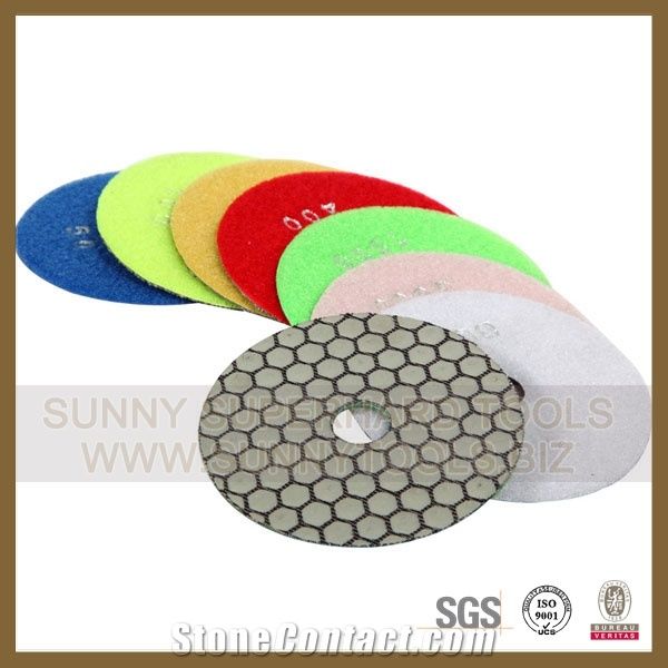 Dry Diamond Polishing Pad for Granite Marble Stone Concrete