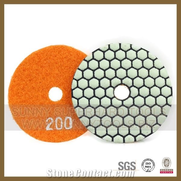 Dry Diamond Polishing Pad for Granite Marble Stone Concrete