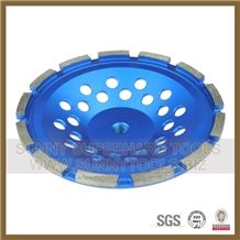 Turbo Single Double Row Diamond Cup Wheel for Stone Concrete Grinding Turbo Single Double Row Diamond Cup Wheel for Stone Concrete Grinding